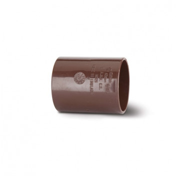 TUPLINGS 32MM ABS STRAIGHT COUPLING BROWN