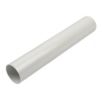 FLOPLAST 21.5mm WHITE PVCu O/F PIPE 3M LENGTH OS01W