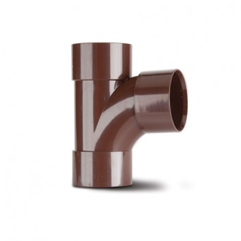 TUPLINGS 32MM X 92.5 DEG ABS SWEPT TEE BROWN