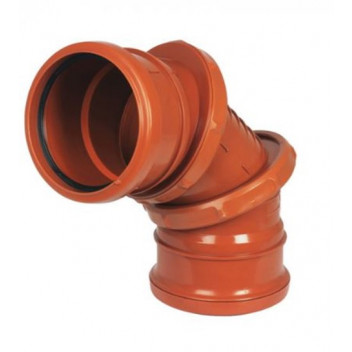 FLOPLAST 110MM 0-90* ADJ.U/GBEND-DS D560