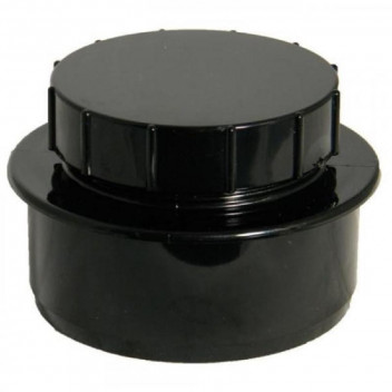 FLOPLAST 110MM BLACK ACCESS PLUG SP292B