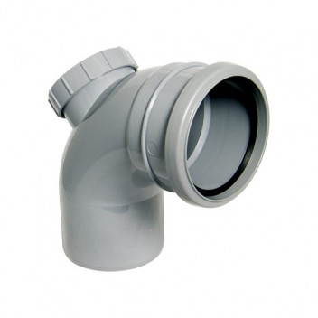 FLOPLAST 110MM GREY 92.5*ACCESS BEND SP169G