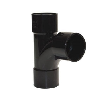 FLOPLAST 50MM x 40MM BLACK ABS REDUCER WS40B