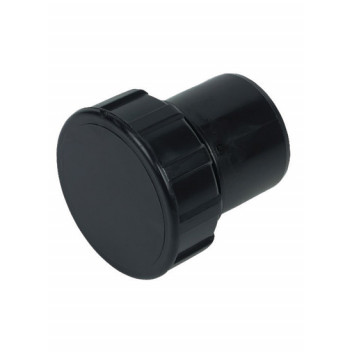 FLOPLAST 32MM BLACK ABS ACCESS PLUG WS30B