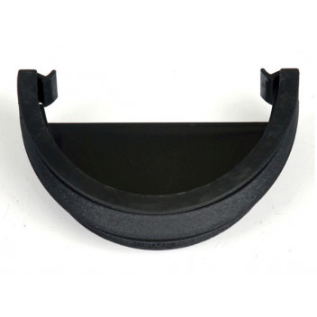 BRETT 115MM CAST IRON STYLE GUTTER DEEPSTYLE EXTERNAL STOPEND BR077CI