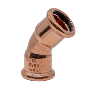 EPS COPPER PRESS 15MM 45D EQUAL ELBOW