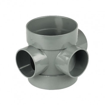 FLOPLAST 110MM GREY SHORT BOSS PIPE SP583G