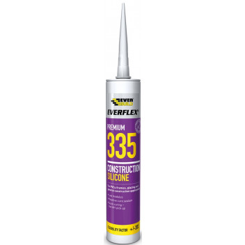 EVERBUILD 335 DARK GREY ANTHRACITE SILICONE