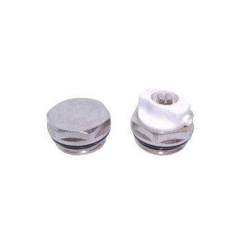 PRIMAFLOW RADIATOR VENT AND PLUG SET 1/2\" CHROME - 10099143