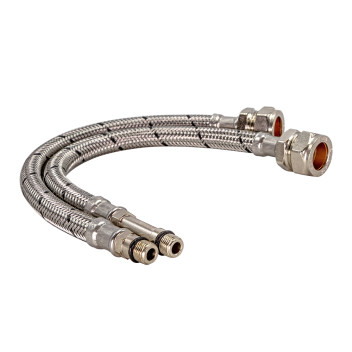 10MM MONO FLEXIBLETAP CONNECTOR WRAS APPROVED PER PAIR
