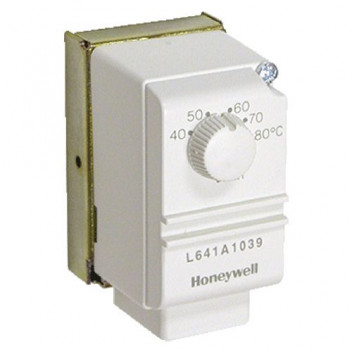 HONEYWELL PIPE STAT LOW LIMIT L641B 1004 10-40 DEGREE C