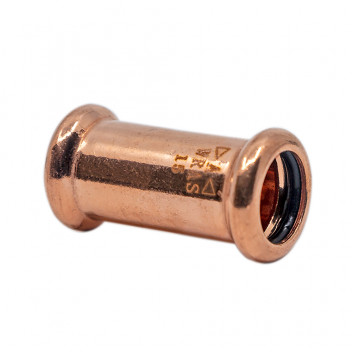 EPS COPPER PRESS 15MM STRAIGHT COUPLING
