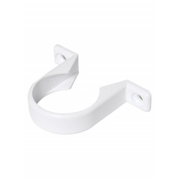 FLOPLAST 50MM WHITE ABS PIPE CLIP WS36W