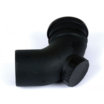 BRETT 92.5DEG SINGLE SOCKET ACCESS BEND CAST IRON STYLE BS436CI