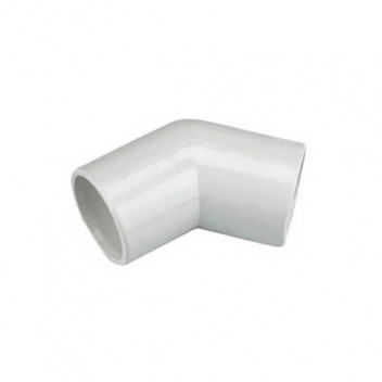 FLOPLAST OS12 21.5mm WHITE OVERFLOW135* BEND OS12W