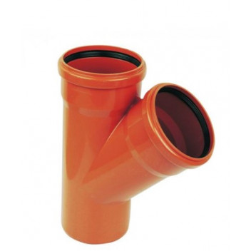 FLOPLAST 110MM X 45* U/G JUNCTION-DS D210