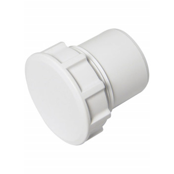FLOPLAST 50MM WHITE ACCESS PLUG WS32W