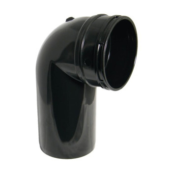 FLOPLAST 110MM BLACK 90*BEND-SKT/SPG SS168B
