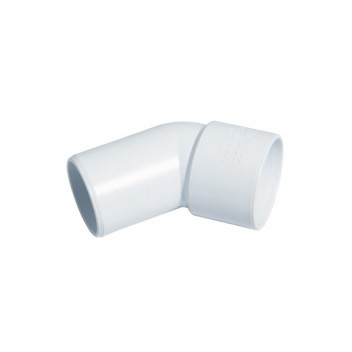 FLOPLAST 40MM WHITE ABS 135* CONV.BEND WS77W