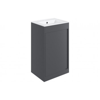 EPS PENRITH 510MM FLOOR STANDING UNIT INC. BASIN - MATT GRAPHITE GREY
