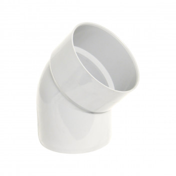 FLOPLAST 110MM WHITE OFFSETBEND-BOTM SP435W