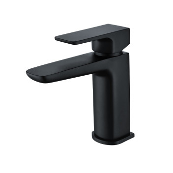 RELION BELA BLACK MONO BASIN MIXER C/W CLICKER WASTE