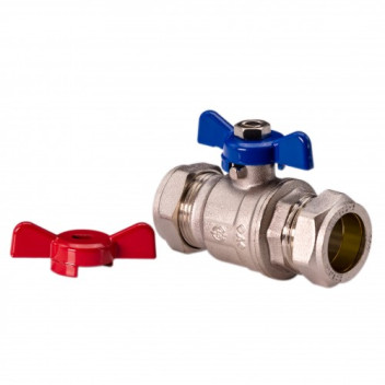 MASTERFLOW 22MM BUTTERFLY BALLVALVE M28220000BUT