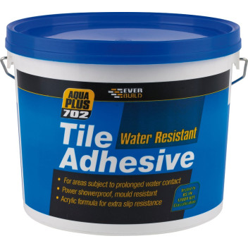 EVERBUILD TILE ADHESIVE WATER RESIST 10L 702