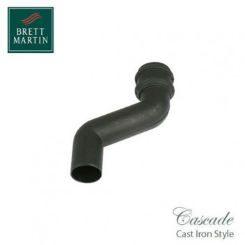 BRETT  68MM CAST IRON  STYLE DOWNPIPE OFFSET 150MM BR2150CI