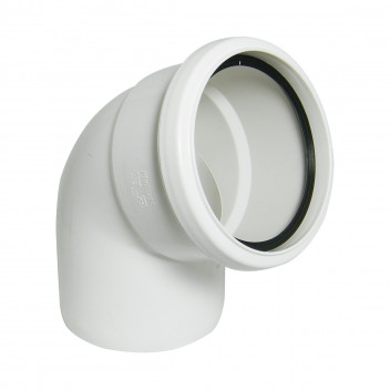 FLOPLAST 110MM WHITE 112.5*BEND-S&S SP162W