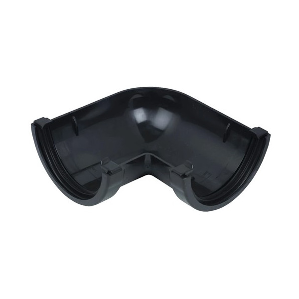 FLOPLAST 112MM BLACK 90* ANGLE RA1B